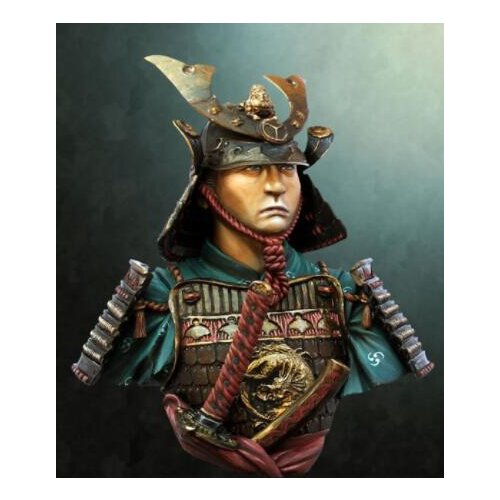 1/10 Scale Unpainted Resin bust Samurai collection bust