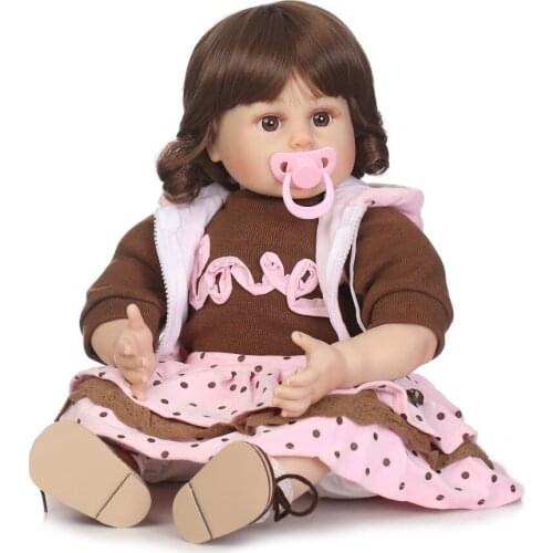 NPK wholesale reborn bebe handmade reborn dolls soft real vlnyl silicone touch babies hot gift for your children Birthday