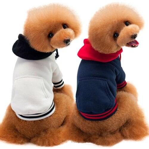 Dog Clothes Clothing For Small Medium Dog Hoodies Bulldog Puppy Sweatshirt Winter Warm Pets Overalls