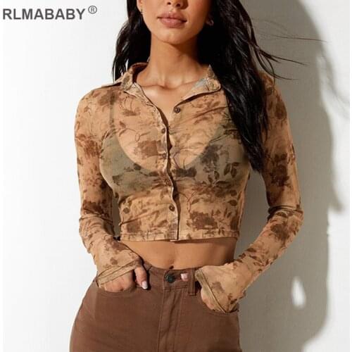 RLMABABY Women's Transparent Shirts