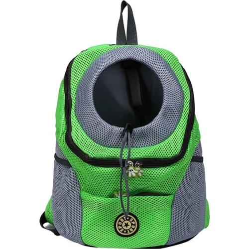 Outdoor Travel Dog Puppy Breathable Head Out Chest Front Carrier Bag Backpack