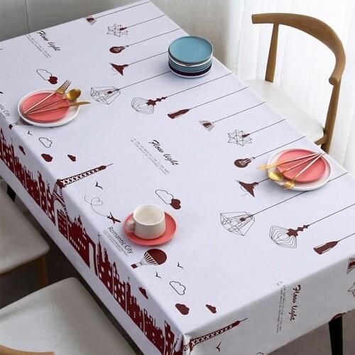Modern Style Printing Tablecloth Rectangular Table Cover Printing Rectangular Dining Tables Nappe De Table Wedding Decoration