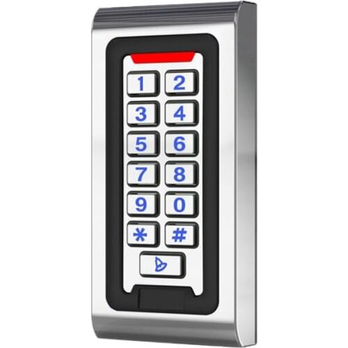 Smart 2000 Users RFID Card Door Access Control System Waterproof Metal Keypad Proximity Card Standalone Access Control M06