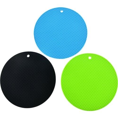 Heat Resistant 440F Eco-Friendly Silicone Pot Holders Trivets Hot Pad Mat for Hot Pots and Pans Food Safe