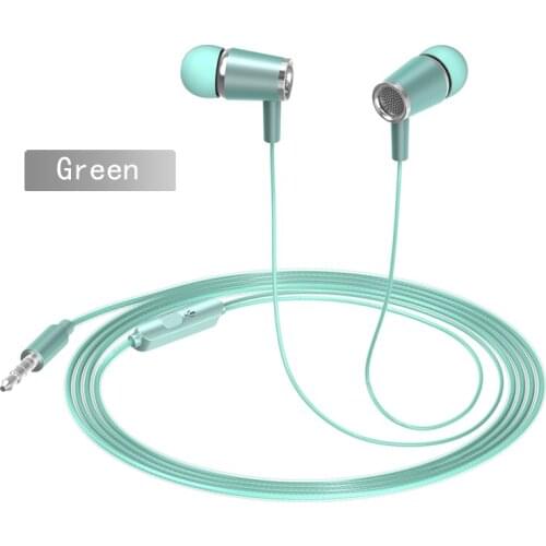 U45 Wire Earphone With Mic 3.5MM In-Ear Headset Music For Mobile Phone PC Pad Laptop Game Wire Earphone Stereo For Android IOS