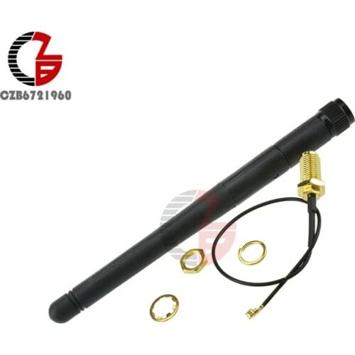 2.4G SMA Antenna Extension Cable 3DBI Gain Antenna for Arduino ESP8266 Serial Wifi Module ESP-02