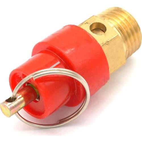 1/4" BSP male Thread 143 PSI Brass Air Compressor Safety Relief valve Pressure switch Pop-off valve Release Valves