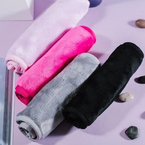 1pc Reusable Makeup Remover Microfiber Cloth Pads Wipe Facial Makeup Removal Towel Face Cleaner Face Care Cleansing Tool