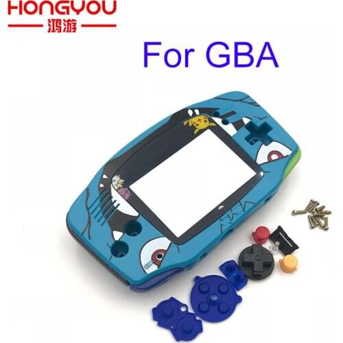 5pcs Cartoon Limited Edition Housing Shell Pack for Nintendo Gameboy Advance GBA Case Cover Repair Part