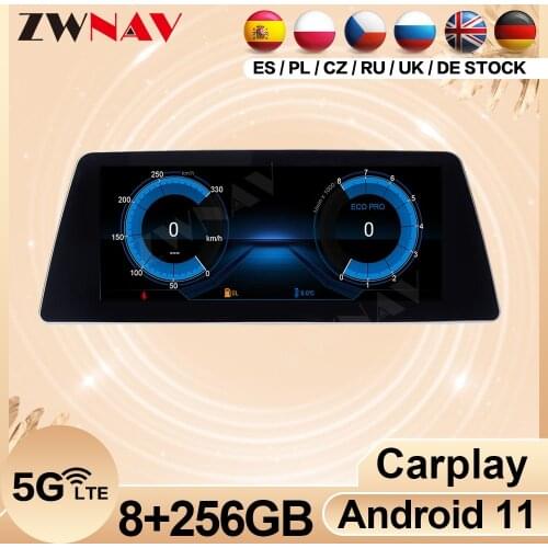 8+256G Carplay Android 11 Multimedia For BMW 5GT 53.5GT 540GT 520 525 523 G30 EVO 2018 Audio Radio Receiver GPS Video Head Unit