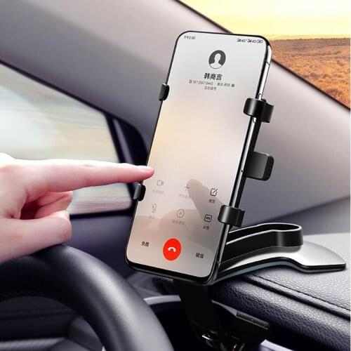 Car phone holder multi-function in the car dashboard rearview mirror sun visor baffle phone holder GPS mounting bracket