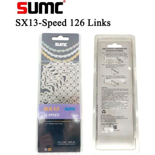 SUMC SX13 13 Speed MTB Road Bike Chains 126L 13-Speed Bike Chain Magic Button Mountain With Original Box