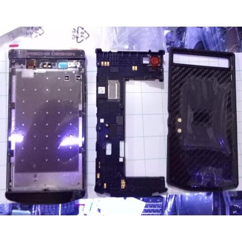New Full Complete Mobile Phone Housing Cover Case(Front Middle Frame ) For BlackBerry Porsche Design P'9982 P9982 9982 +Tracking
