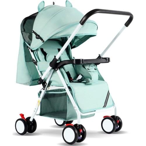 Baby Stroller Trolley Car Wagon Folds Conveniently 0-3 Years Carrying Capacity 25 kg Steel Frame Baby Carriage Pram Dropshipping