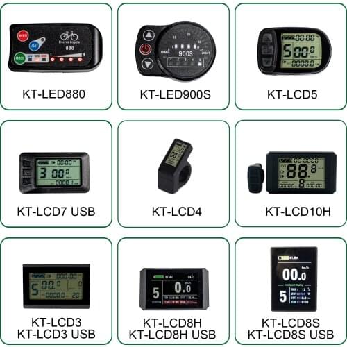 BOLLFIT Ebike Display Kuteng KT 36V 48V LCD3 LCD4 LCD5 lcd7 lcd8 lcd8h led880 E bike Display for Electric Bike Bicycle Ebike Kit