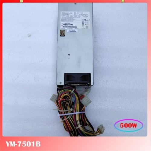 For Server Power Supply for YM-7501B 500W 2U dual 8P power supply X58 perfect match 100% Test Before Delivery