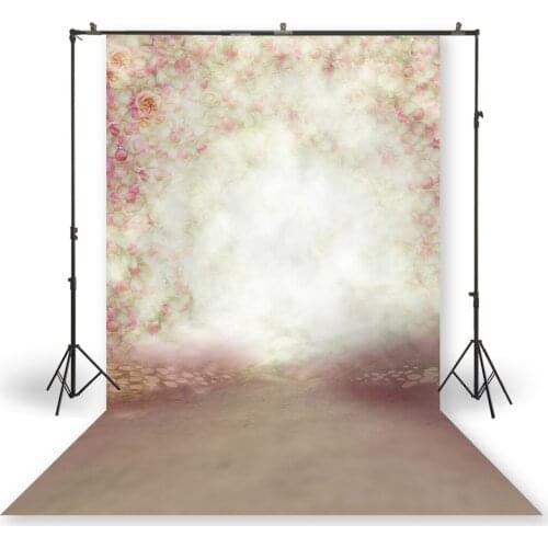 HUAYI Photography Backdrop Newborns Baby Birthday Studio Photo Background Grunge Vintage Flowers Wall Photo Backdrops XT-6754