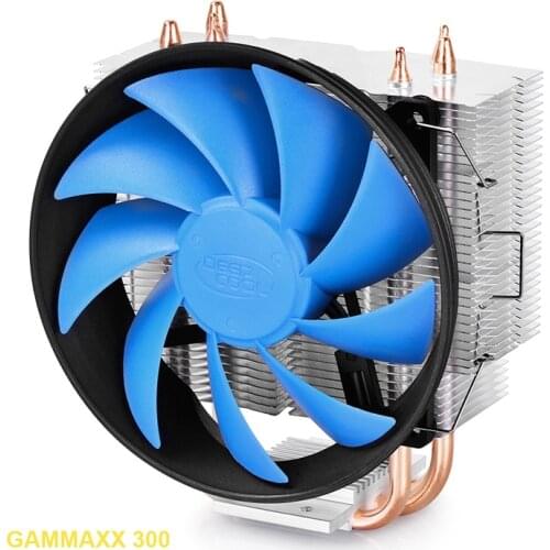 Deepcool gammaxx 300 cpu cooler 3 heatpipe 120mm pwm fan-multi-platform PC cooling fan for intel 775 1155 1156 1150 amd am3 am2