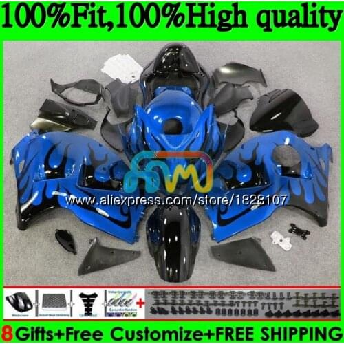 Injection For SUZUKI Hayabusa GSXR 1300 GSXR-1300 57BS.275 GSXR1300 08 13 14 15 16 2008 2013 2014 Blue&flames 2015 2016 Fairing