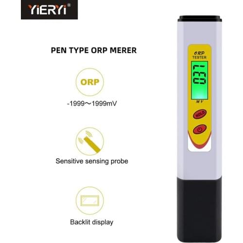 Yieryi ORP Meter Aquarium Water Tester Drinking Water Quality Analyser Oxidation Reduction Device Litmus Swimming Pools Tester