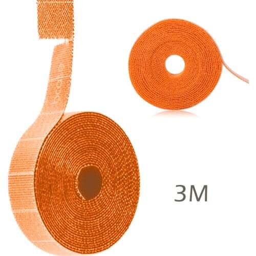 BCASE cable organizer, cable wrap, Velcro closure, 3M x 1cm free cut and strong hold, for home, office