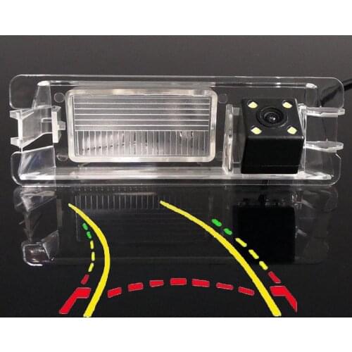 Intelligent Dynamic Trajectory Tracks Car Rear Camera For Nissan March Micra K12/Renault Pulse Logan ii L8 MCV Sandero Stepway