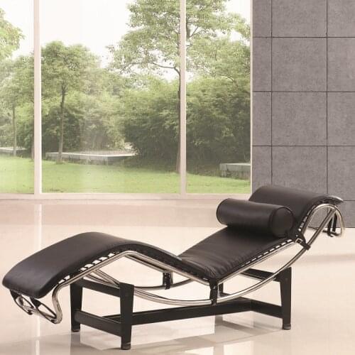 U-BEST Classic leather chair LC4 chaise lounge chair home furniture Indoor Beach Recliners Repos Chaise living