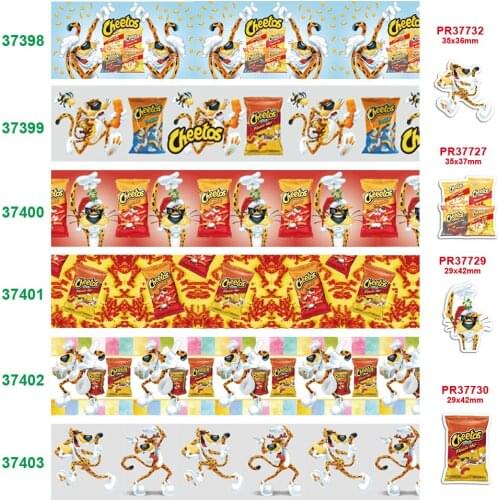 Printed cartoon character ribbon 37398