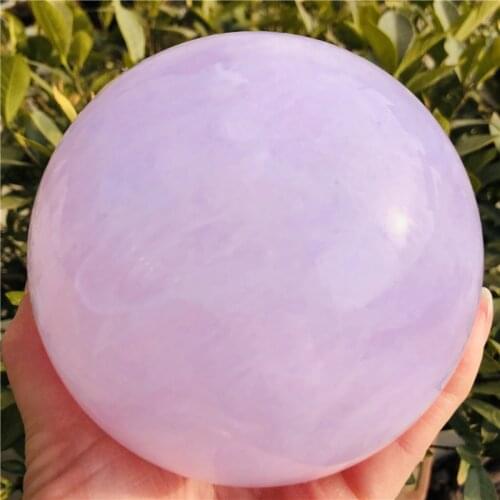 Natural Crystal Ball Rock Quartz Stone Melt Powder Stone Feng Shui Energy Ball Healing Reiki Decoration