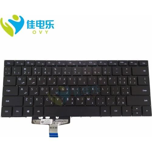New FS Replacement Keyboards for Huawei MagicBook VLR W19 KPRC W10 VLR-W19 VIT W50 Farsi Arabic black laptops keyboard NSK 350BQ