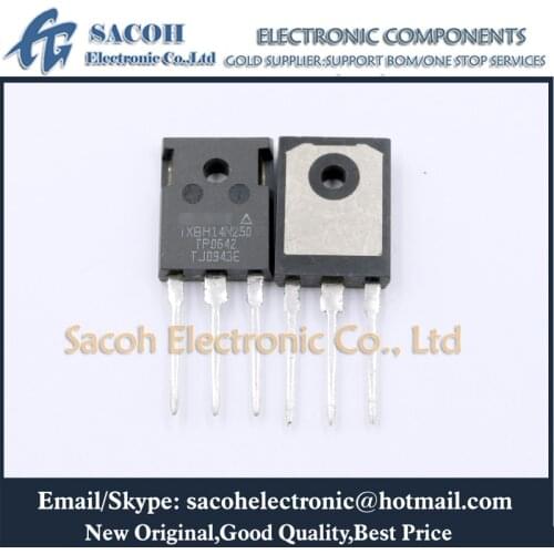 Free Shipping 5Pcs IXBH14N250 IXBH14N250A IXBH2N250 TO-247 14A 2500V High Voltage Bipolar MOS Transistor