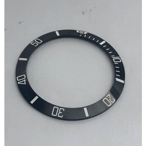 NEW high quality 38mm pearl rotating watch bezel black is suitable for self-winding 40mm mens watch