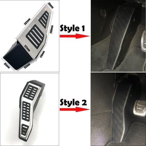 RHD For Seat Leon 5F MK3 Skoda Octavia A7 Passat B8 Golf 7 mk7.5 Arteon Car Styling Fuel Brake Dead Pedal Cover Auto Accessorie