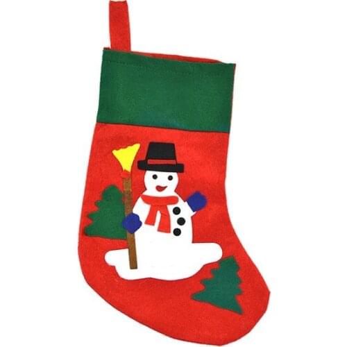 Christmas Snowman Gift Socks christmas decorations рождественские украшения