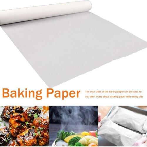 Silicone Baking Paper Non-stick High Temperature Resistant Baking Parchment Dual-sided Wax Paper Sheets For Baking Cookies Bread