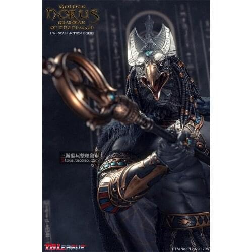 TBLeague 1/6 PL2020-170 A God Of Vengeance Horus Open Mouth Head Sculpture For Usual 12inch Doll Figures