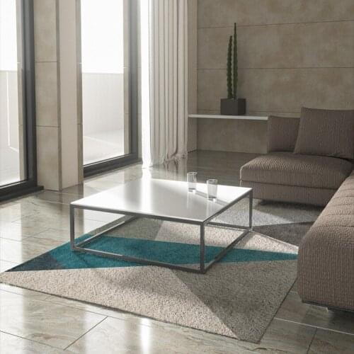 Comfortable Soft Dense Fluff Area Rug Geometric Modern Art Living Room Carpets Home Bedroom Bedside Study Decoration Easy Clean