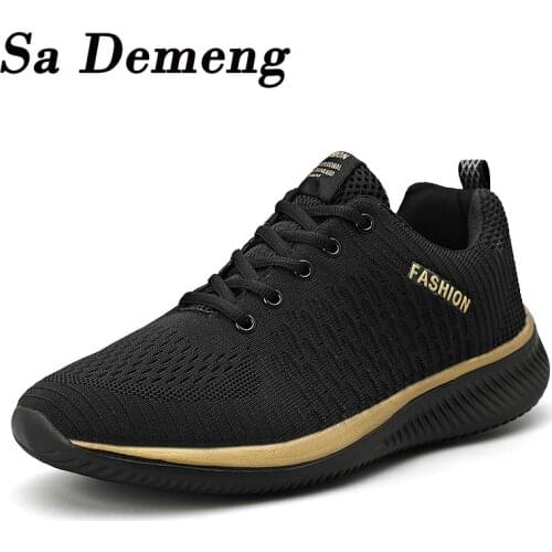 Unisex Mesh Women Casual Shoes Lace-up Men Shoes Lightweight Plus Size 36-48 Breathable Walking Sneakers