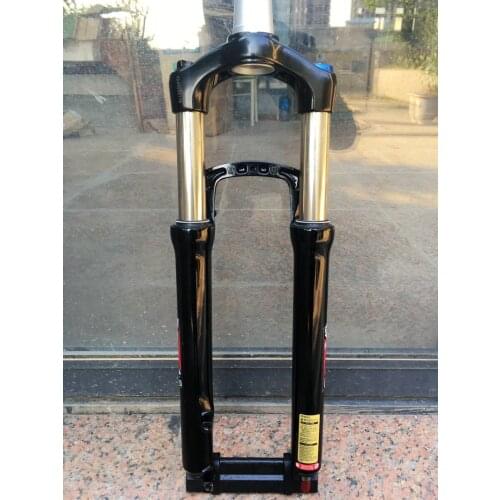 Suntour XCR Bike Fork Hydraulic Manual Control Disc Brake only MTB 26 1 Stanchion 39mm Black Pipe 1:1/2 Tapered 100mm Travel