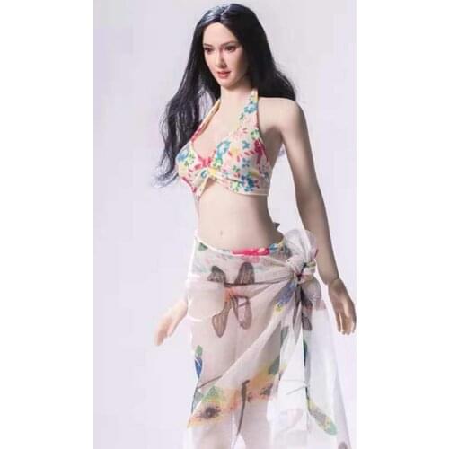 1/6 Scale Sexy Female Soldier Dress Bikni Three-piece Suite Brazilian Style skirt for 12in Phicen JIAOUL Doll Action Figure Toy