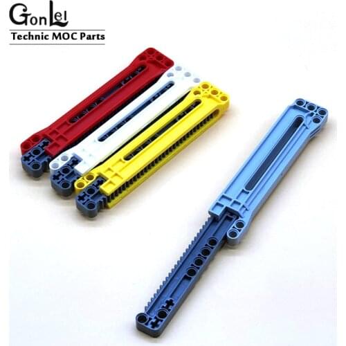 1 Set Compatible with High-Tech Parts Gear Rack 1x14x2 Housing Combination Bricks Blocks DIY Toys fit for 11200 Crane Boom