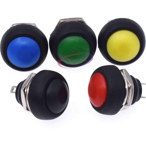 12mm PBS-33B Waterproof Momentary ON OFF Push Button Swithch Mini Round Switch VE058