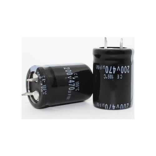 200V470UF 470UF 200V Electrolytic Capacitor volume 22*35MM 22X40MM best quality