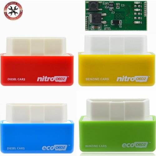 2019 EcoOBD2/NitroOBD2 Chip Tuning Box Plug and Drive Chip Tuning Diesel/Benzine Chip Tuning Box Plug Drive Cars Diesel