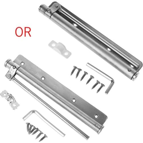 Stainless Steel Automatic Storm Door Closer Adjustable Fire Rated Door Hardware B85C
