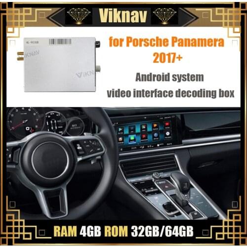 Car GPS Navigation Decoding Box for Porsche Panamera 2017+ Android System Video Interface Decoding Tool
