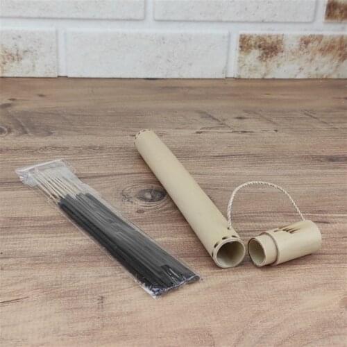 Bamboo Boxed Sandal - Rose - Tulip Incense Set of 3 Natural Bamboo Boxed Indonesian Handmade Incense
