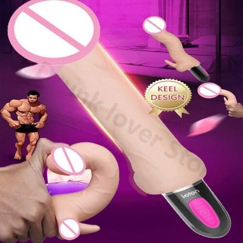 Leten Keel Soft Huge Big Dildo Realista Vibrator Vagina G Spot Clitoris Stimulator Dildo Vibrator Sex Toys For Women Sex Machine