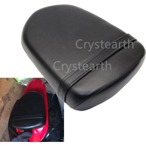 Black Motorcycle Rear Passenger Seat Pillion Cushion Pad For Suzuki GSXR GSX-R 600 750 2006 2007 GSXR600 GSXR750 06 07 K6 K7