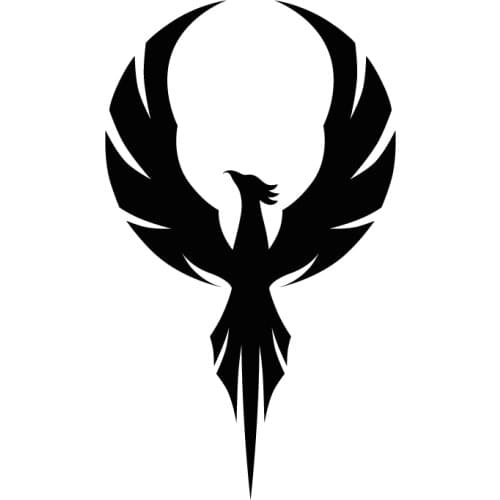 Phoenix, the bird of God Symbol Sign Icon Vinyl Decals for Car Stickers Laptop Motorcycle Wall Decor Poster-sticker Cool decal
